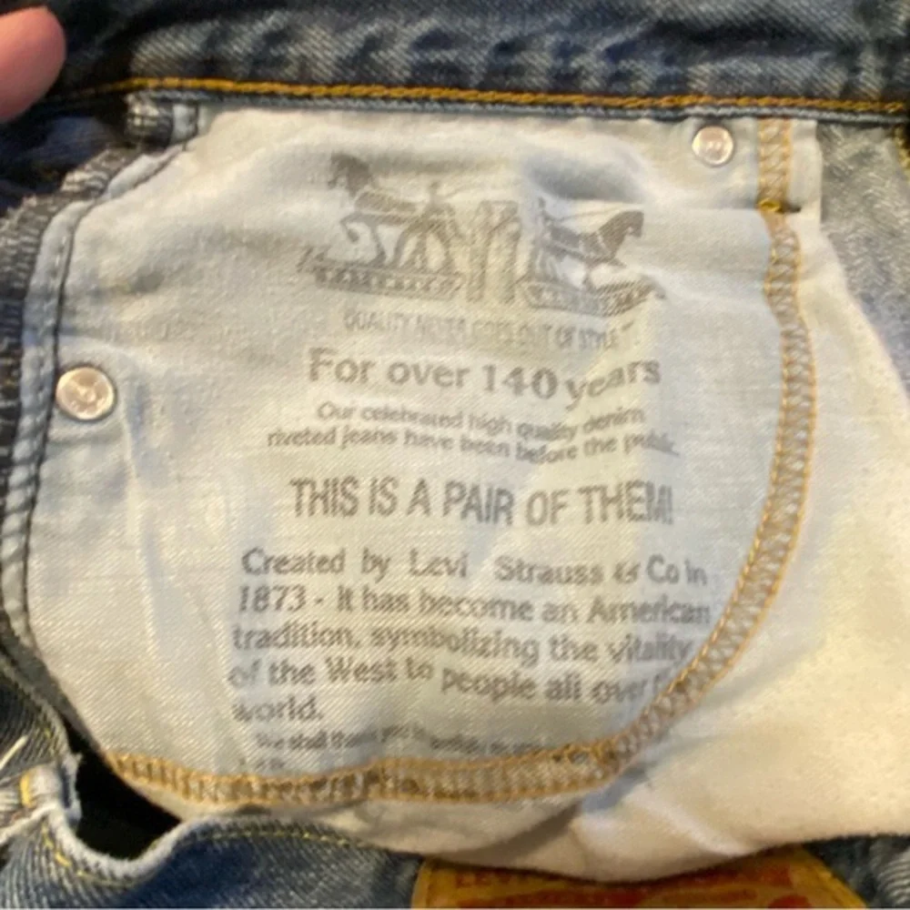 Levi’s 550 Jeans Mens Size 34X30 Light‎ Wash Wear  Denim Workwear